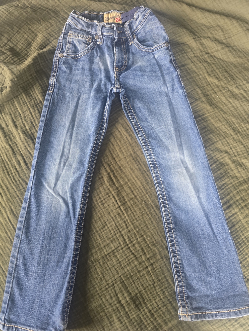 Wrangler Boys  Straight-Leg Jeans - Classic Denim